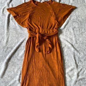 Anthro eve gravel dress sz m like new